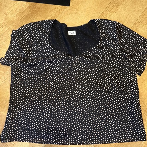 Viyella black polka dot - , print