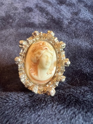 Vintage cameo ring - vintage,