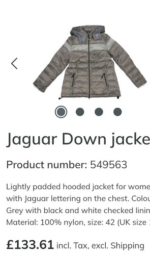 Jaguar ladies down - ,