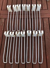 14 X 8” White SINGLE PEGBOARD HOOK PEG WALL Board Display Shop Fittings