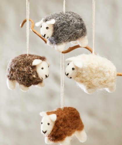 Handmade wool felt - handmade, hanging