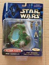 Star Wars-Episode One-Micro Machines Action Fleet Mini Scenes #1 - Stap Invasion