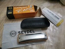 C.A. SEYDEL SOHNE BLUES SESSION STEEL CASS HAND MADE HARMONICA NEW BOXED G