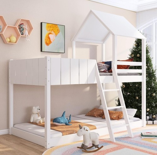 3ft single bunk - 3ft, wooden