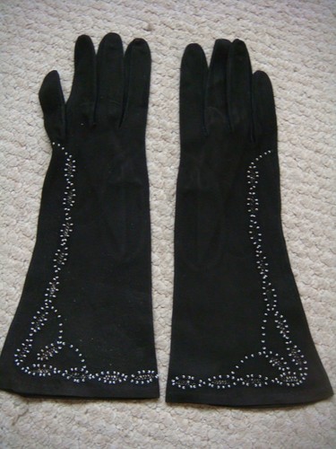 Vintage 1950s long black - long,