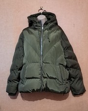 Quiz Ladies Green Puffer Coat