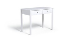 Habitat Brooklyn 2 Drawer Desk - White