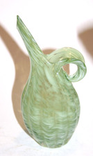 Art Nouveau Green  Glass