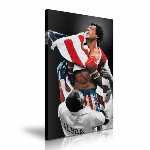 Rocky balboa flag stretched - rocky,