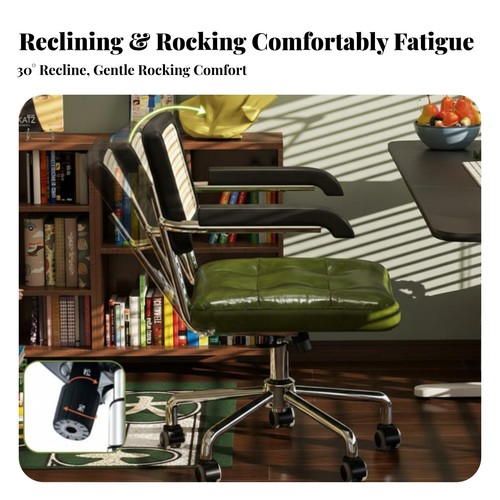Rattan back swivel chair retro - rattan,