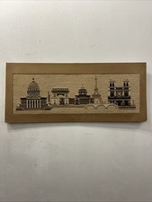 Large Vintage Paris Skyline