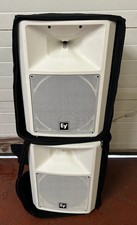 2 x Electro voice EV sx300 Passive Speakers (2x 300w) Rare White