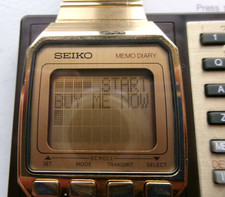 SEIKO MEMO DIARY WATCH -