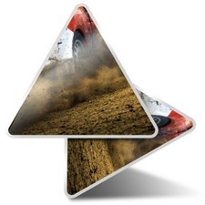 2 x Triangle Stickers 10 cm -