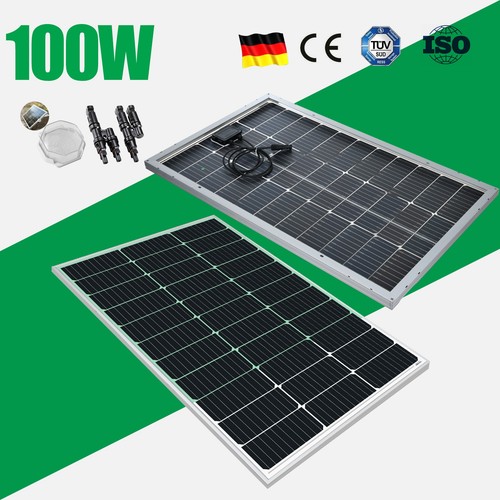 Bifacial 12v 100w mono solar - 12v,