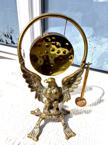 Vintage brass winged - winged, eagle