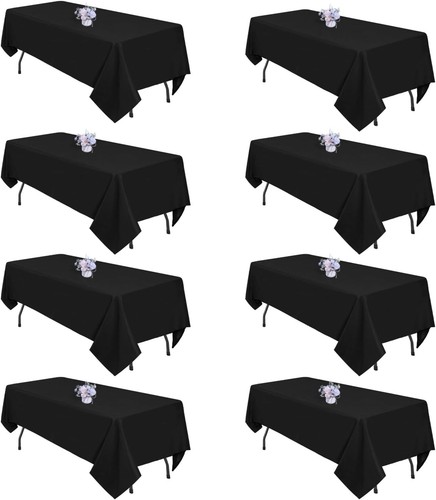 Pack black tablecloths - 8,