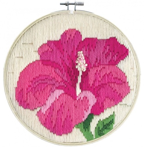 Needleart world hibiscus blush - hibiscus,