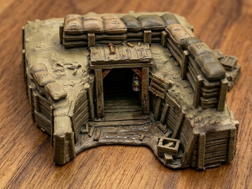 Trench entrance scatter - trench,