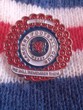GLASGOW RANGERS FC 2007 ERSKINE PIN BADGE