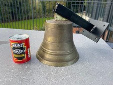 Large Victorian Bronze Bell (Church/ School/Chapel/Pub) 7.5kg! 23cm tall x 18cm.