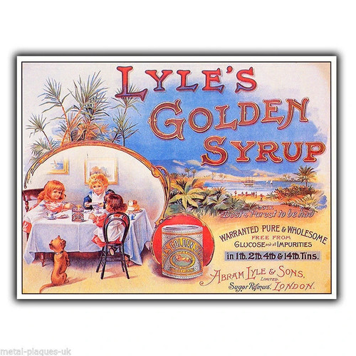 Lyles golden syrup metal - lyles, sign