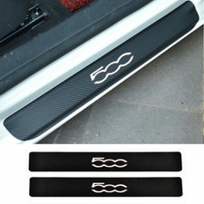 2 Pcs For Fiat 500 Carbon