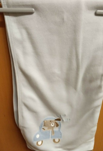 Baby boy light blue blanket - light,