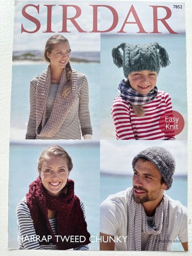 Sirdar 7852 hat snood - 7852, hat,snood,