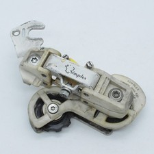White Simplex SX2 5/6 Speed Rear Derailleur L'eroica Road Bike Plastic Retro