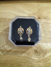 22ct gold plated - , earrings