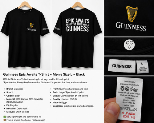 Guinness epic awaits shirt - guinness, t-shirt