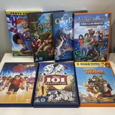 DVD Bundle Kids Fun Movies x 7 Walt Disney Dreamworks & More Mixed DVDS