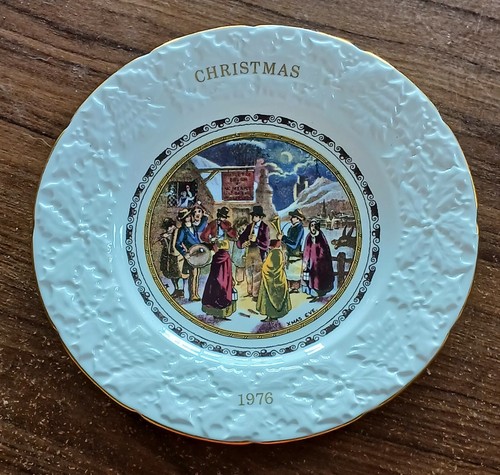 Coalport xmas eve - coalport, embossed