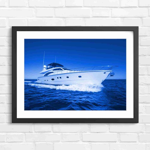 Luxury yacht cruising clear - yacht,