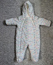 Girls' Floral Snowsuit