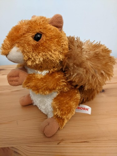 Red squirrel soft plush toy - plush,
