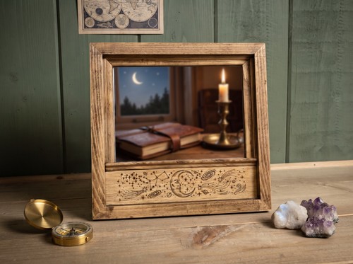Handmade wooden celestial - wooden,