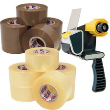 2" BIG TAPE CLEAR/BROWN 48MMX