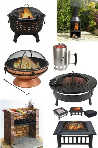 Outdoor bbq fire pit - fire,
