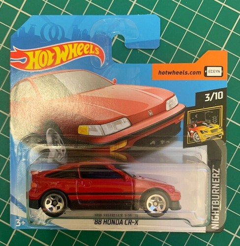 Hot wheels 1988 honda crx - crx, red