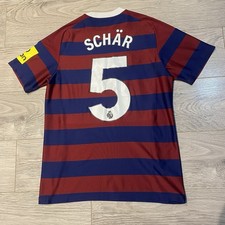 Newcastle United 2024/25 Away Shirt with Schar 5 on the back