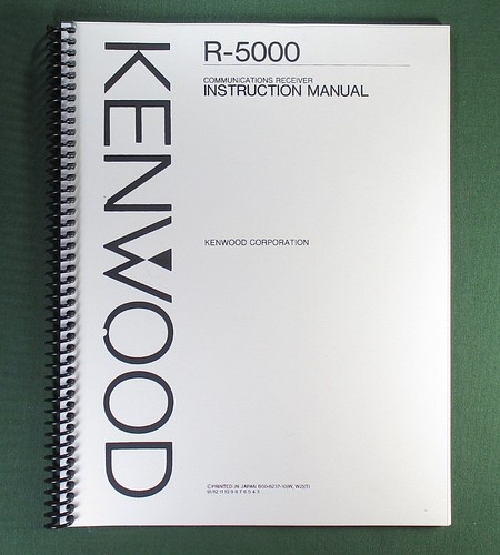 Kenwood 5000 instruction - r-5000,