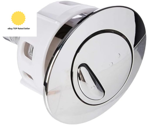 Toilet flush button - toilet,