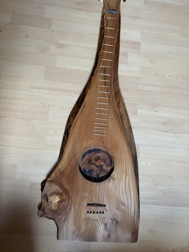 Handcrafted yew wood guitar - yew,