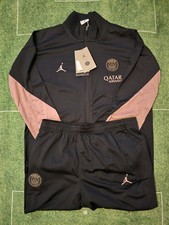 Nike PSG Jordan Strike Football Training Tracksuit - Black/Pink BNWT - Medium