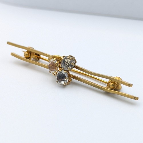 Antique victorian bar - victorian, brooch
