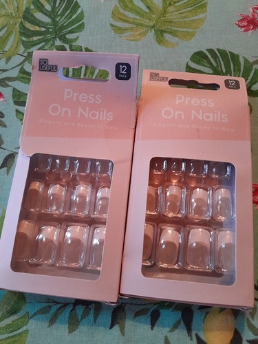 French tip fake nails - tip,
