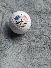 Rare 2001 Ryder Cup The Belfry Pinnacle 1 Golf Ball Gold Distance Unused