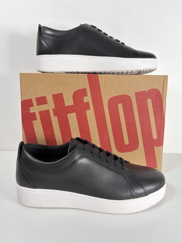 Fitflop rally leather sneakers - fitflop,